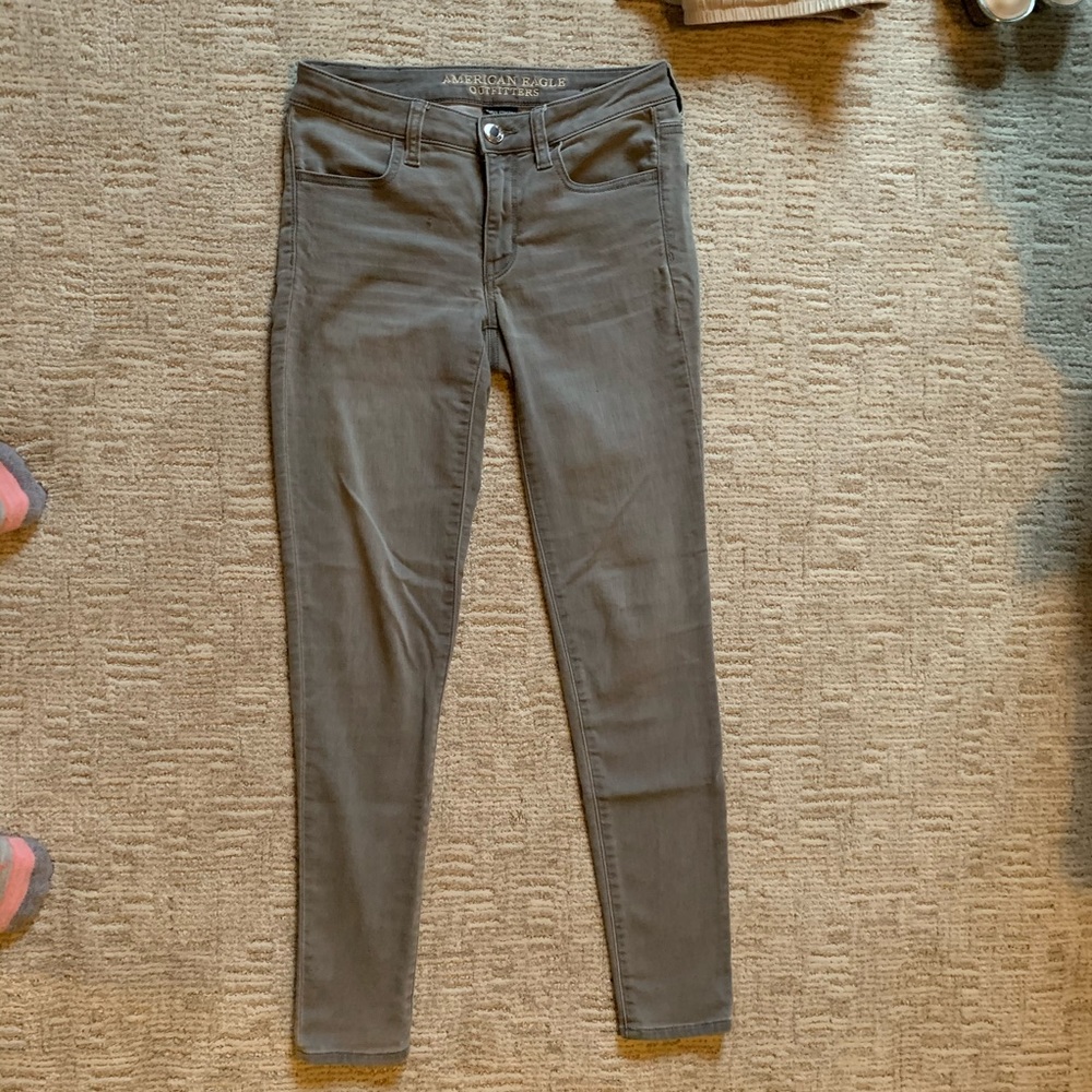 Grey American Eagle Pants